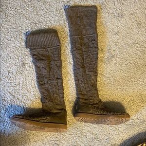 Australian twisted cable over the knee boot UGG